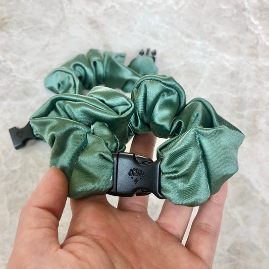 Buckle Scrunchie - Vibrant Solid Colors