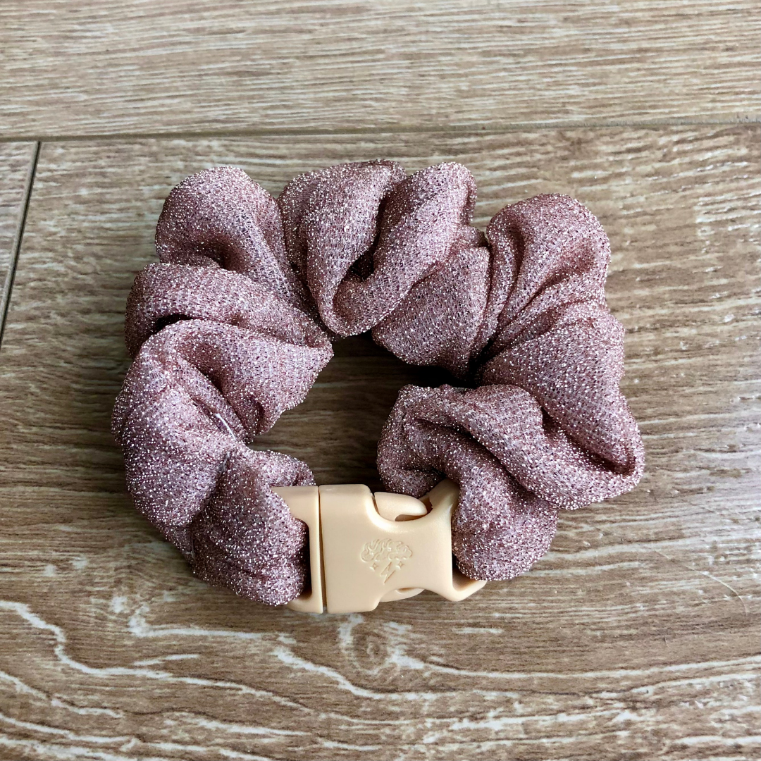 Buckle Scrunchie - The Maria Buckle Scrunchie - No Tangles, No Pulling, No Breakage - Hair Ponytail Holder