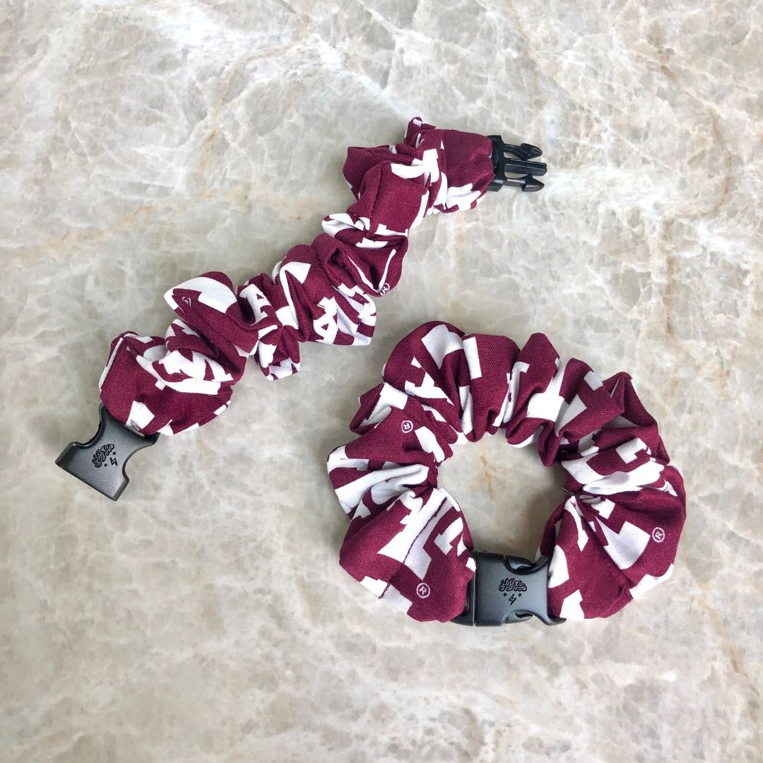 A&M Aggies Buckle Scrunchie