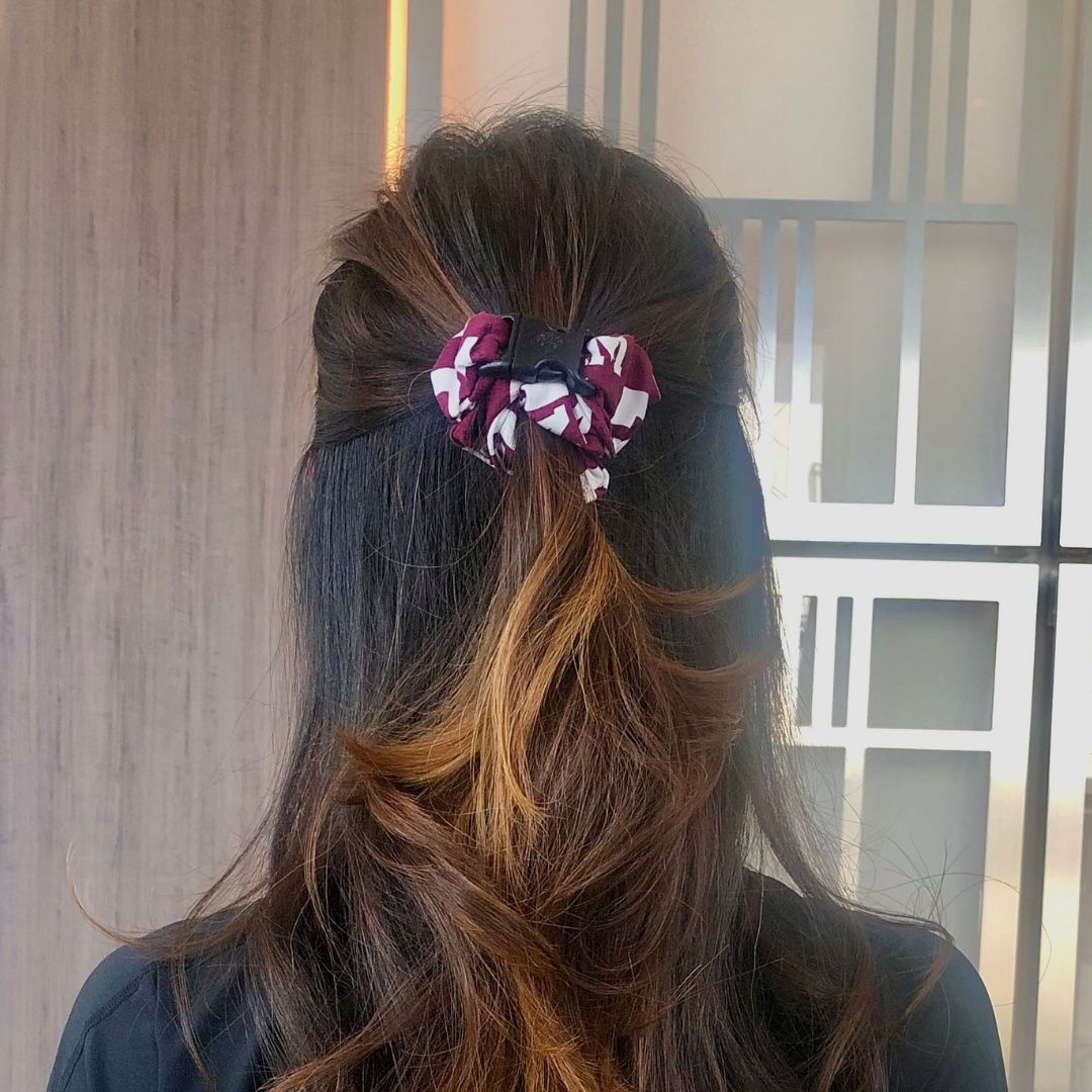 A&M Aggies Buckle Scrunchie