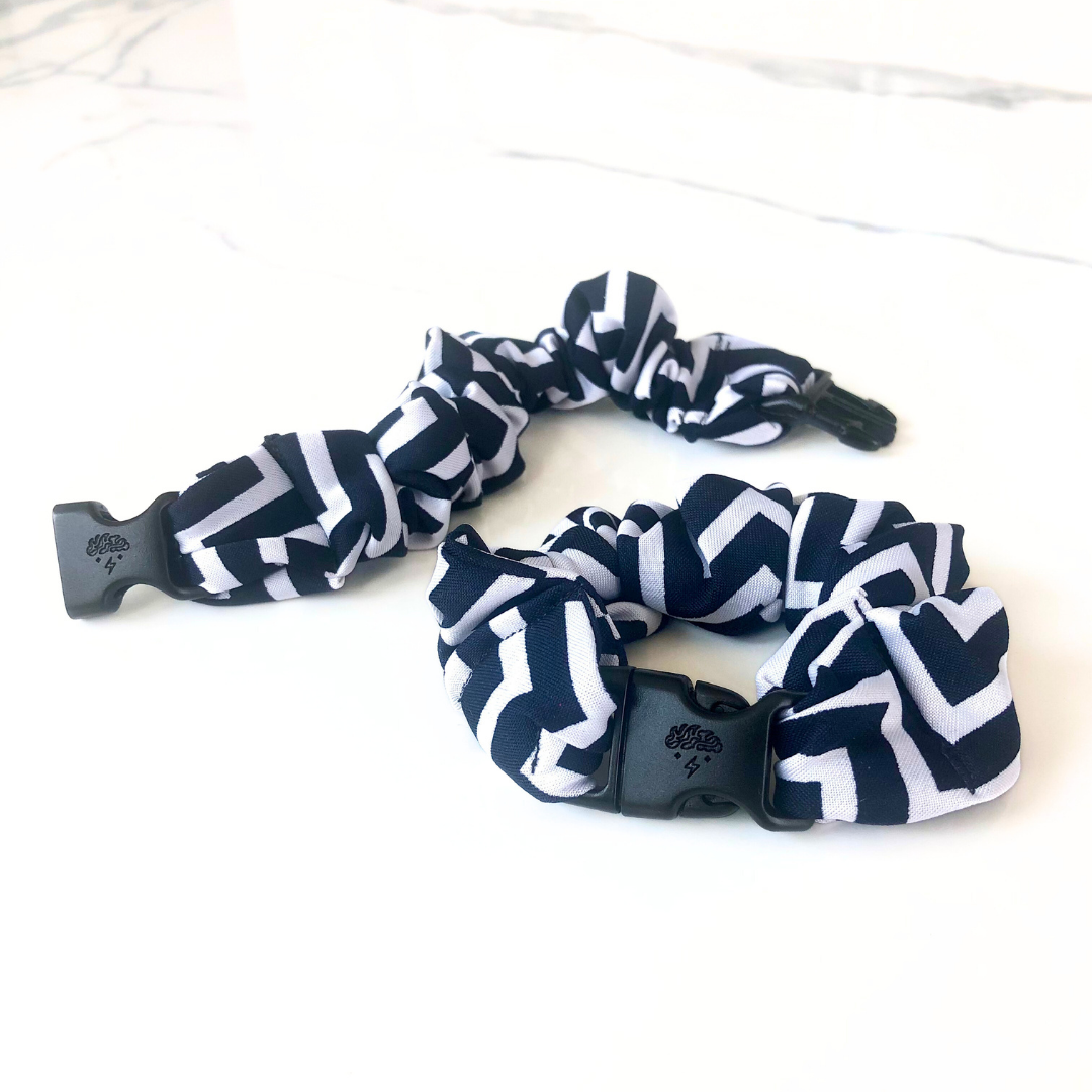 Fall Collection Buckle Scrunchies - No Tangles, No Pulling, No Breakage - Hair Ponytail Holder