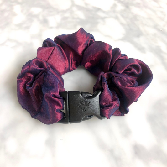 The Original Buckle Scrunchie - Astral Fire Buckle Scrunchie - No Tangles, No Pulling, No Breakage - Hair Ponytail Holder