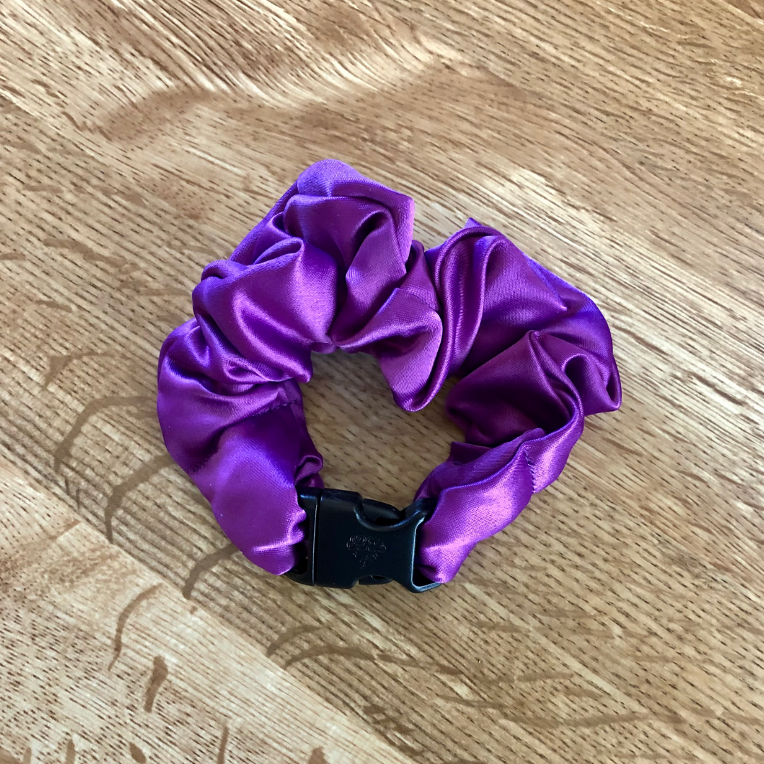 The Original Buckle Scrunchie - Vibrant Solid Colors - No Tangles, No Pulling, No Breakage - Hair Ponytail Holder