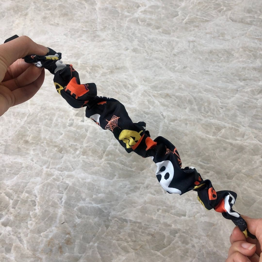 Cute Halloween Buckle Scrunchie - No Tangles, No Pulling, No Breakage - Hair Ponytail Holder