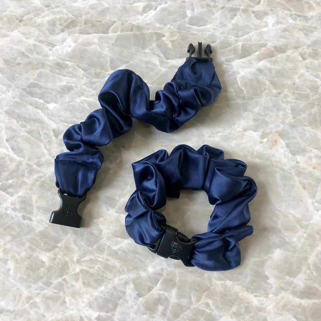 Buckle Scrunchie - Vibrant Solid Colors - No Tangles, No Pulling, No Breakage - Hair Ponytail Holder