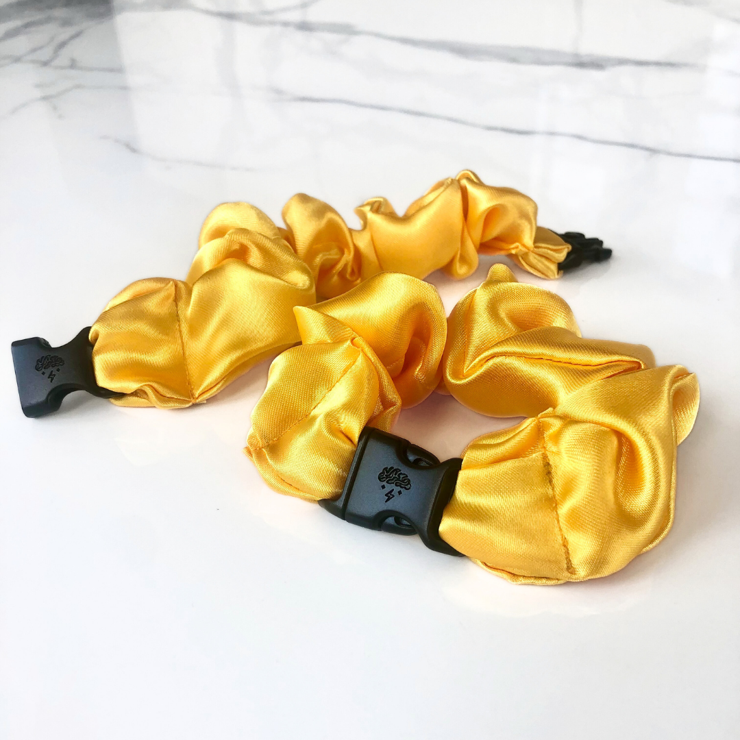 Fall Collection Buckle Scrunchies - No Tangles, No Pulling, No Breakage - Hair Ponytail Holder