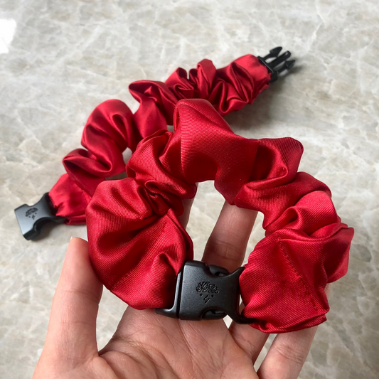 Buckle Scrunchie - Vibrant Solid Colors