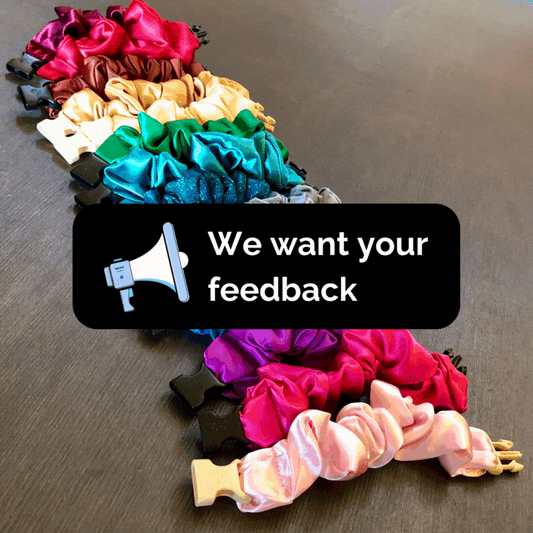 Be a Product Tester & Try a Secret Buckle Scrunchie - No Tangles, No Pulling, No Snagging, No Breakage, No Damage, Gentle Secure Hold