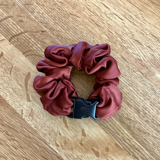 The Original Buckle Scrunchie - Neutral Colors - No Tangles, No Pulling, No Snagging, No Breakage - Hair Ponytail Holder