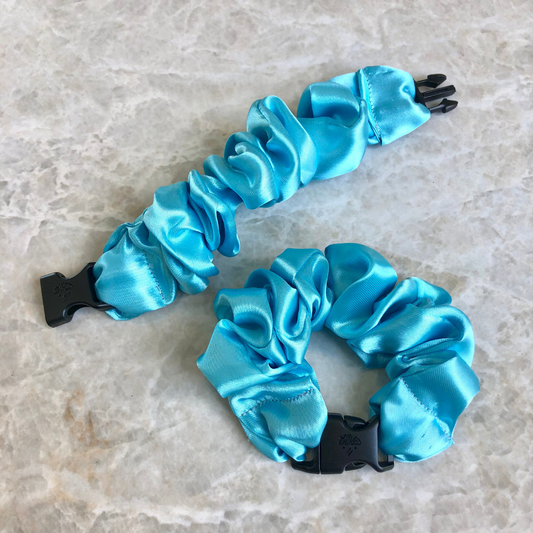 Buckle Scrunchie - Vibrant Solid Colors - No Tangles, No Pulling, No Breakage - Hair Ponytail Holder